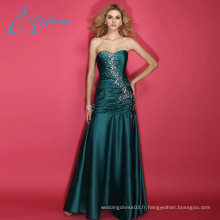 Gaine satinée Sweetheart Lace Up Custom Made Prom Dress Long